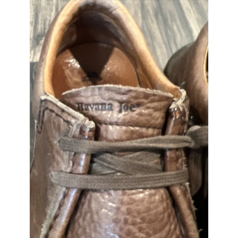Havana Joe Leather Lace Up Shoes Brown Men Size 42 Made In Spain